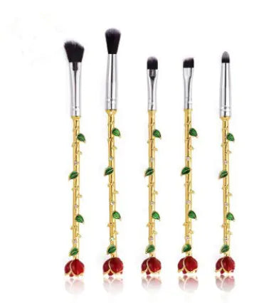 Beauty and the Beast Rose Makeup Brush Set